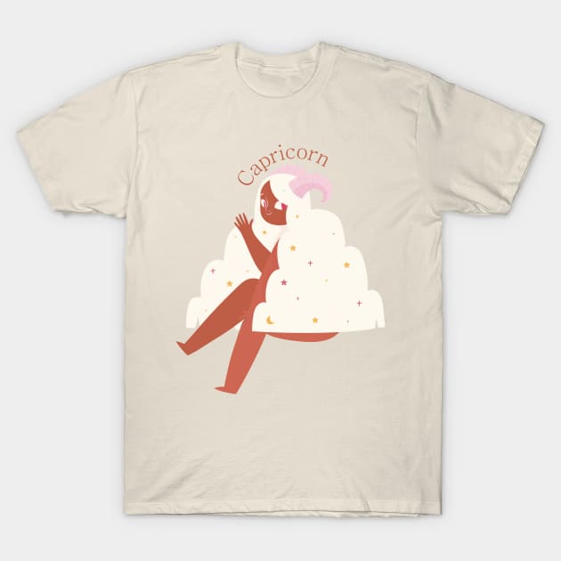 Capricorn T-Shirt by gnomeapple